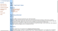 Desktop Screenshot of dipartimentosigma.com